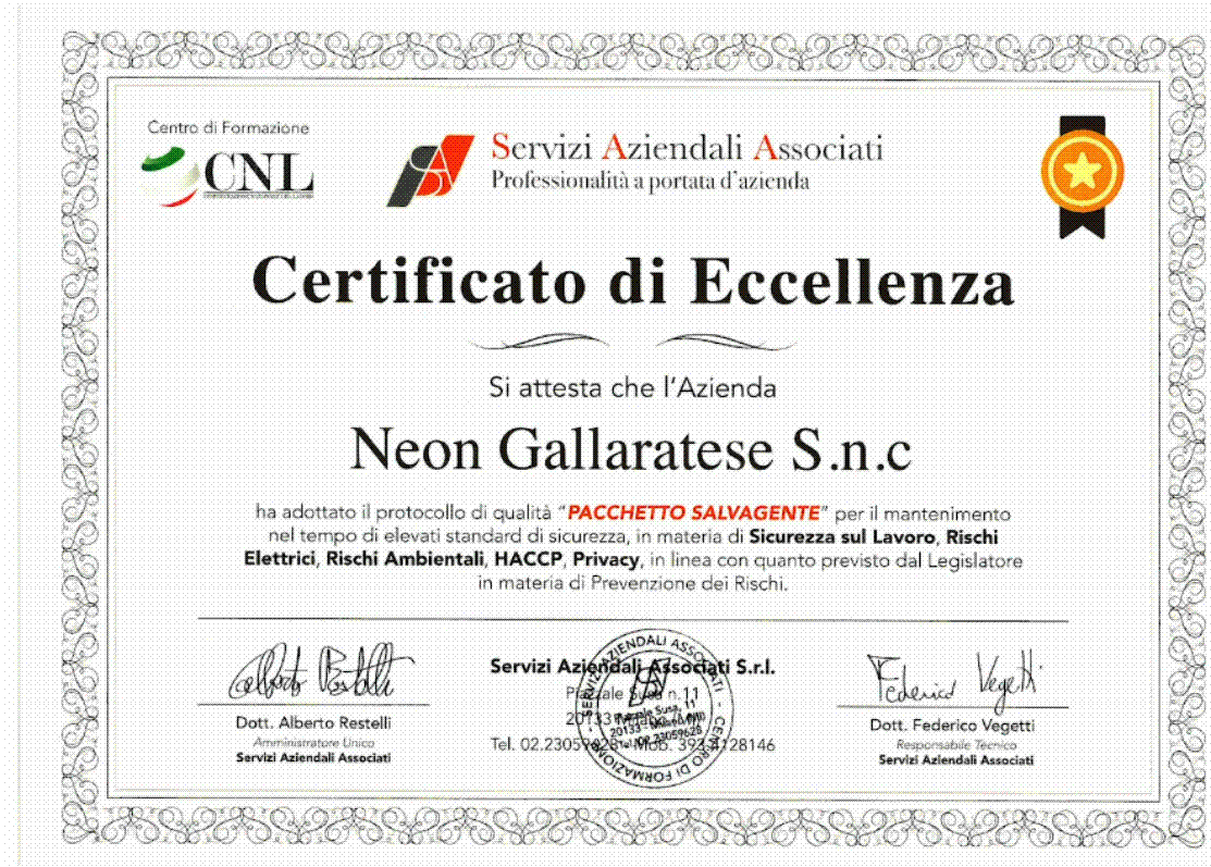 certificato